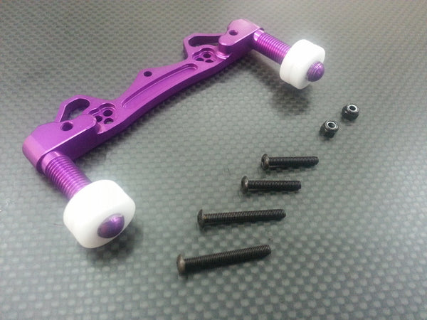 HPI Trophy 4.6 Aluminum Front/Rear Shock Tower With Body Post Mount - 1 Set Purple