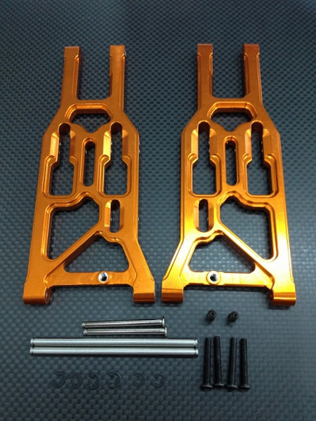 HPI Trophy 4.6 Aluminum Front Lower Suspension Arm - 1Pr Set Orange