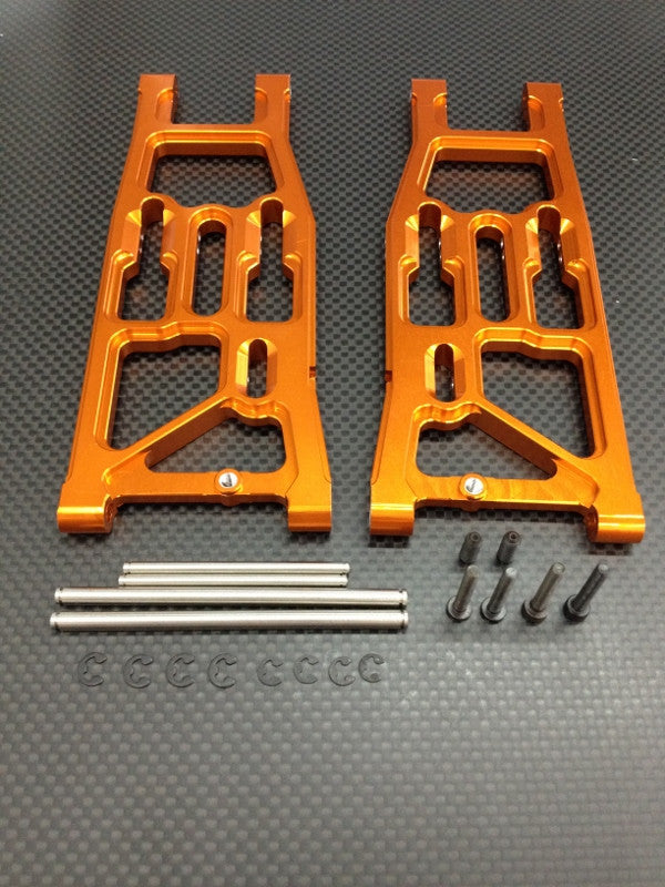 HPI Trophy 4.6 Aluminum Rear Lower Suspension Arm - 1Pr Set Orange