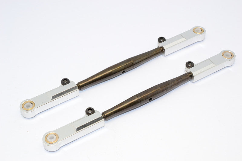 HPI Trophy 4.6 Aluminum Rear Adjustable Upper Camber Link - 1Pr Silver