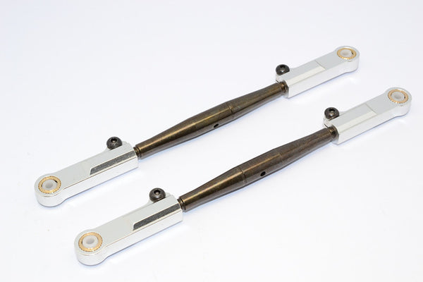 HPI Trophy 4.6 Aluminum Rear Adjustable Upper Camber Link - 1Pr Silver