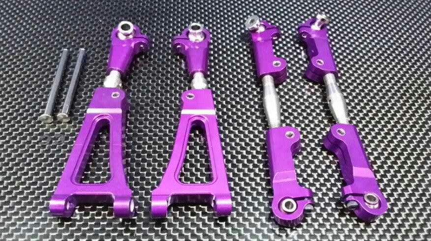 HPI Trophy 3.5 Aluminum Front + Rear Upper Arms - 2Pr Set Purple