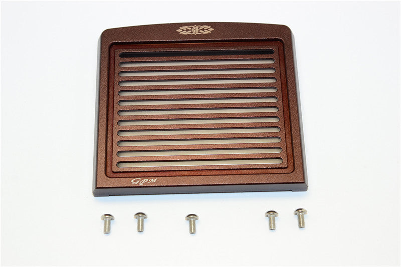 Tamiya 1/14 Truck Aluminum Front Mask Grill Guard For Grand Hauler - 1 Set Brown