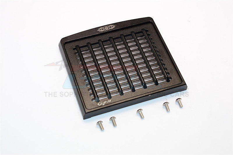 Tamiya 1/14 Truck Aluminum Front Mask Grill Guard For Grand Hauler - 1 Set Black