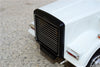 Tamiya 1/14 Truck Aluminum Front Mask Grill Guard With Silver Edge For Grand Hauler - 1 Set Brown