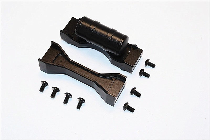 Tamiya Truck Scania R620 Highline  Aluminum Middle Chassis Mount - 3Pcs Set Black