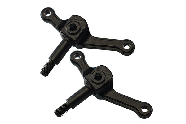 Tamiya 1/14 Truck Aluminum Front Knuckle Arm - 1Pr Black