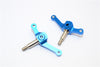 Tamiya Truck Scania R620 Highline Aluminum Front Knuckle Arm Set - 1Pr Blue