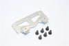 Tamiya 1/14 Truck Aluminum Rear Bumper Mount With Screws (#C3) - 1Pc Set Silver