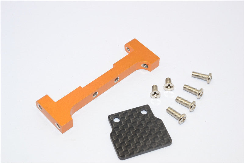 Tamiya 1/14 Truck (1850L) Aluminum Rear Taillights Mount With Mount & Screws - 1Pc Set Gold