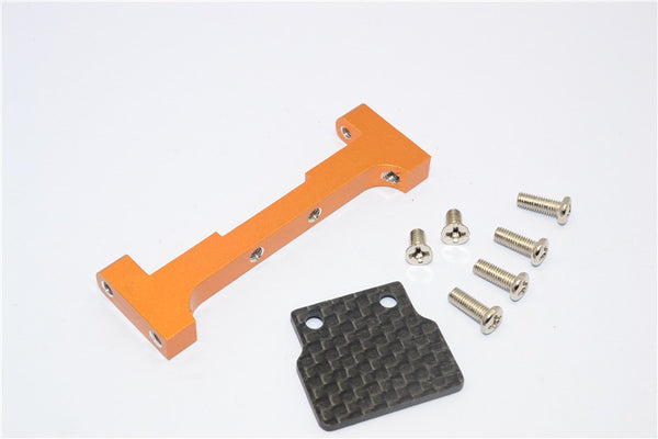 Tamiya 1/14 Truck (1850L) Aluminum Rear Taillights Mount With Mount & Screws - 1Pc Set Gold