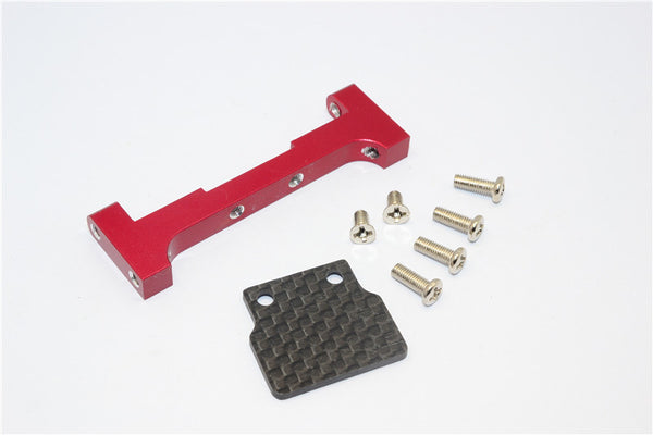 Tamiya 1/14 Truck (1850L) Aluminum Rear Taillights Mount With Mount & Screws - 1Pc Set Red