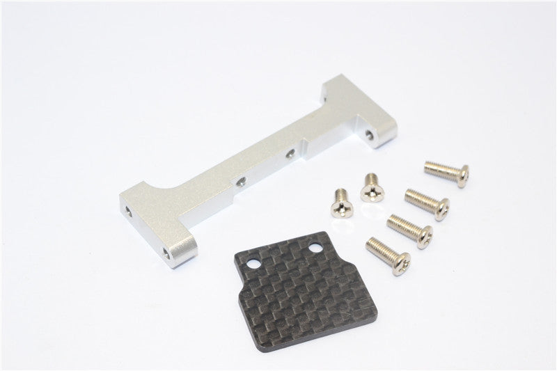 Tamiya 1/14 Truck (1850L) Aluminum Rear Taillights Mount With Mount & Screws - 1Pc Set Silver