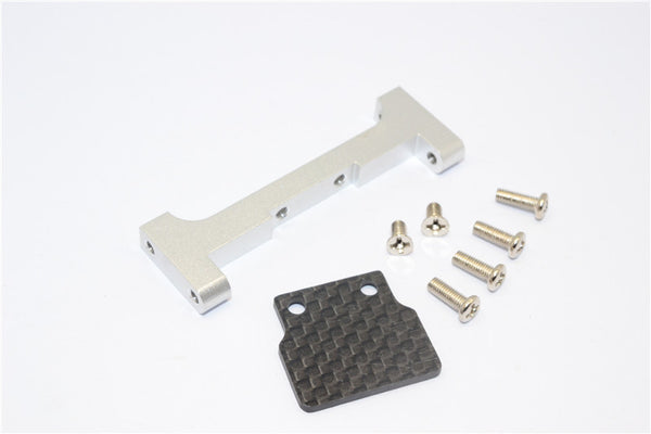 Tamiya 1/14 Truck (1850L) Aluminum Rear Taillights Mount With Mount & Screws - 1Pc Set Silver