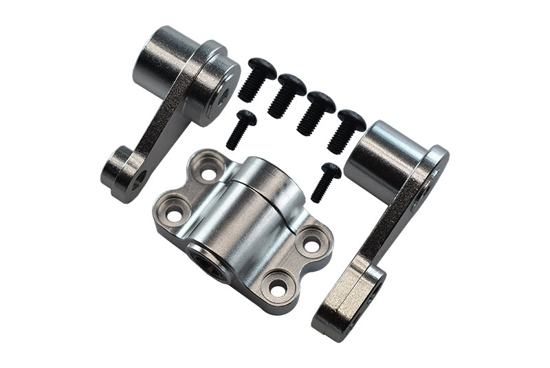 Tamiya Truck Scania R620 Highline Aluminum Steering Assembly With Bearings - 1 Set Silver