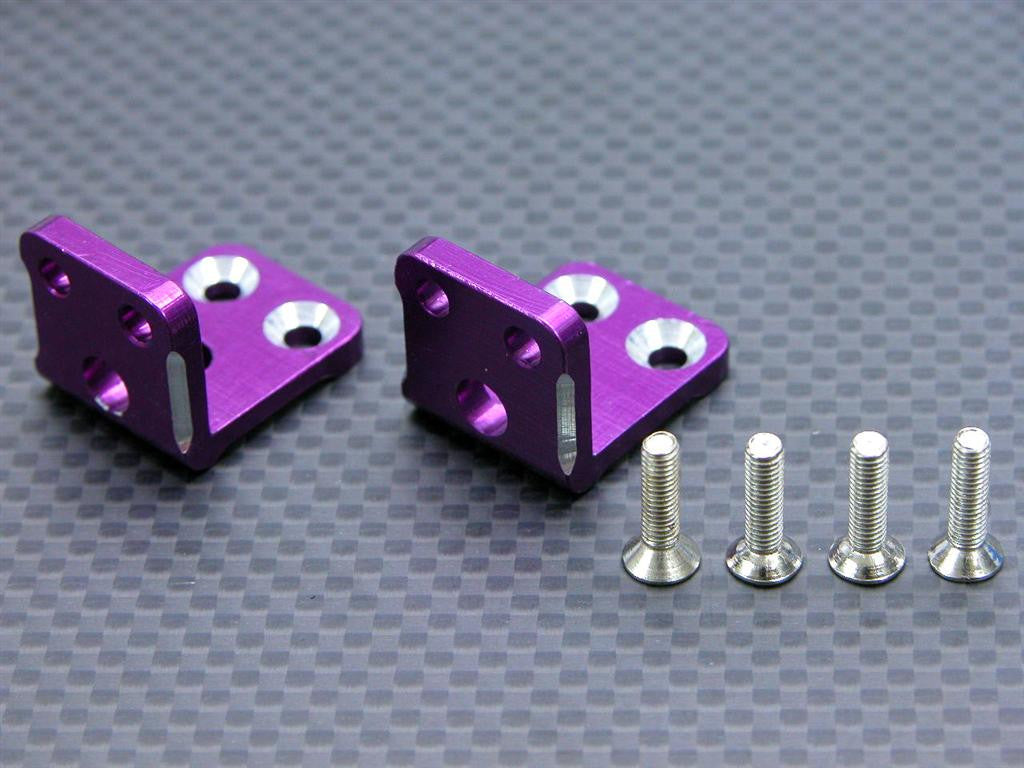 Tamiya 1/14 Truck (Ford Aeromax) Aluminum Tail Lights Mount With Screws - 1Pr Set Purple