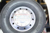 Tamiya 1/14 Truck Aluminum Front Wheel 10-Hole Design - 1Pr Set Gray Silver