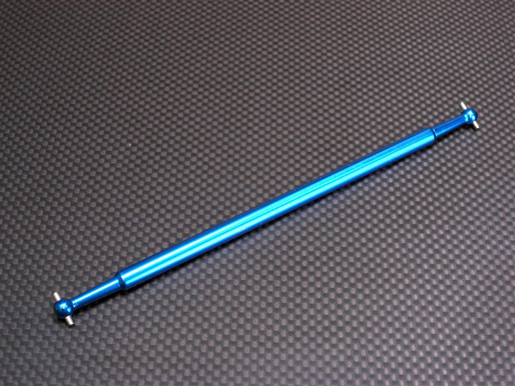 Tamiya 1/14 Truck (King Hauler/Ford Aeromax) Aluminum Main Drive Shaft (153mm) - 1Pc Blue