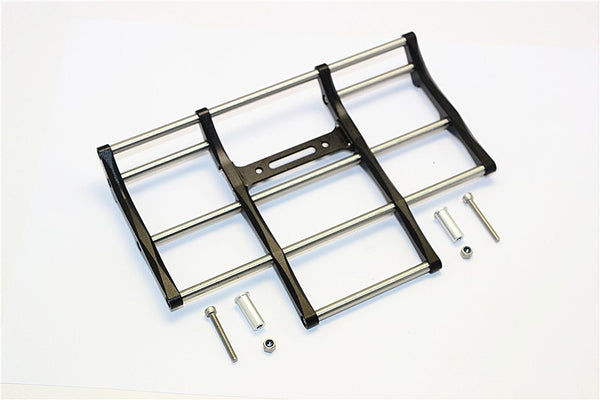 Tamiya 1/14 Truck Aluminum+Steel Animal Guard (For Truck Model #56314, 56344, 56319) - 1 Set Black