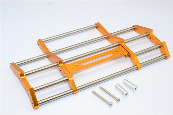 Tamiya 1/14 Truck (1850L/1838LS) Aluminum Animal Guard With Collars & Screws - 1Pc Set Gold