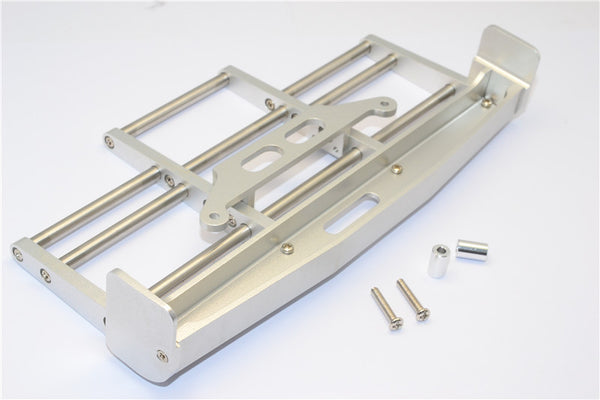 Tamiya 1/14 Truck (1850L) Aluminum Animal Guard - Volvo FH12-Tam Trailer With Collars & Screws - 1Pc Set Silver