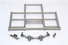 Tamiya 1/14 Tractor Truck (MERCEDES-BENZ 56348) Aluminum Front Bumper With Stainless Steel Screws - 1 Set Gray Silver