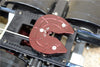 Aluminum Coupler Turntable Hitch For 1:14 Tamiya Tractor Truck And Trailer - 1 Set Brown
