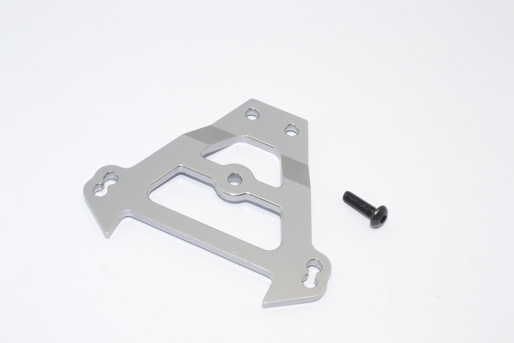 Traxxas Revo & Revo 3.3 Aluminum Front Bulkhead Tie Bar With Screw - 1Pc Set Gray Silver