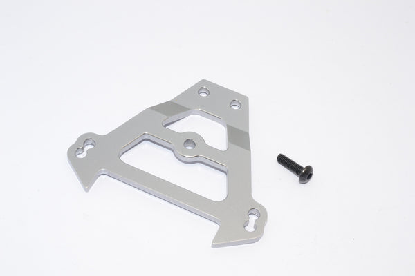 Traxxas Revo & Revo 3.3 Aluminum Front Bulkhead Tie Bar With Screw - 1Pc Set Gray Silver