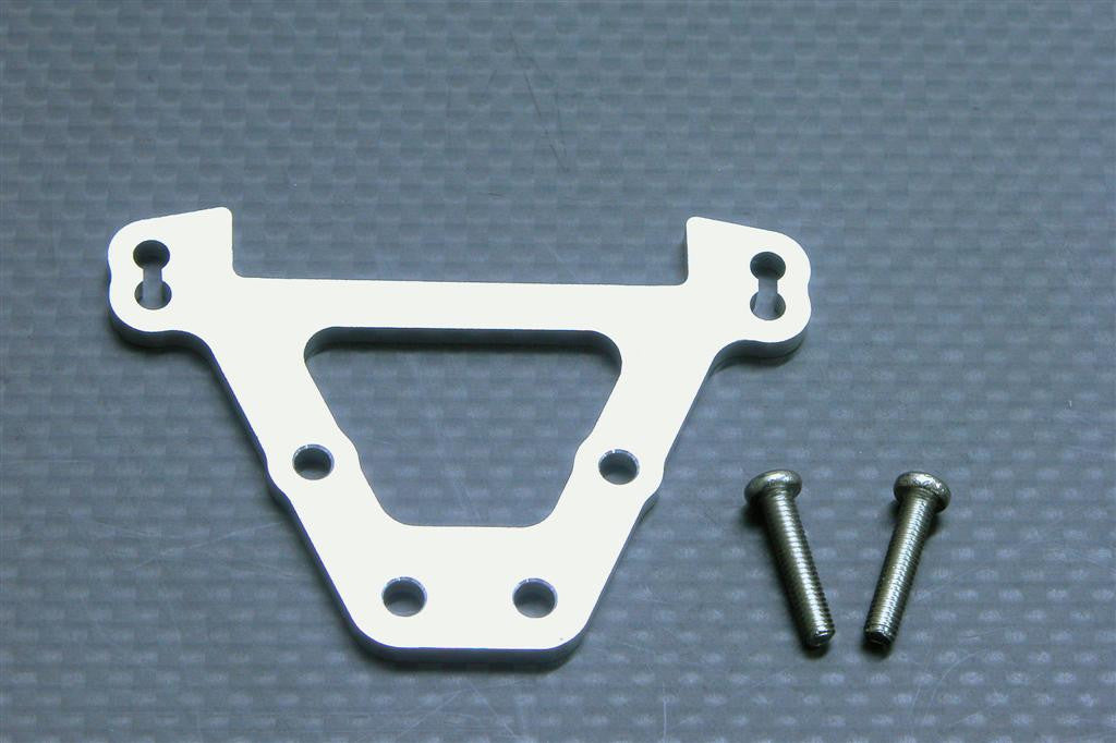 Traxxas Revo, E-Revo, Summit Aluminum Rear Bulkhead Tie Bars With Screws - 1Pc Set Silver