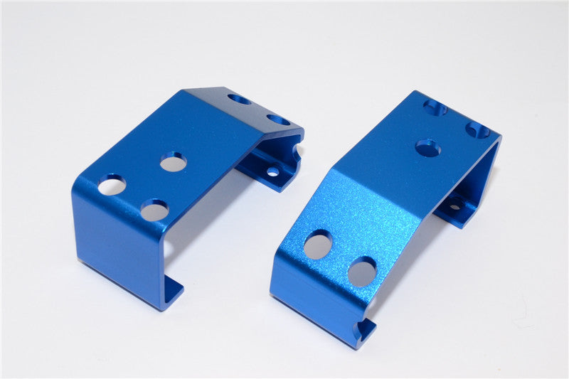Traxxas Revo Aluminum Steering Servos Protector (Economic Version) - 1Pr Blue