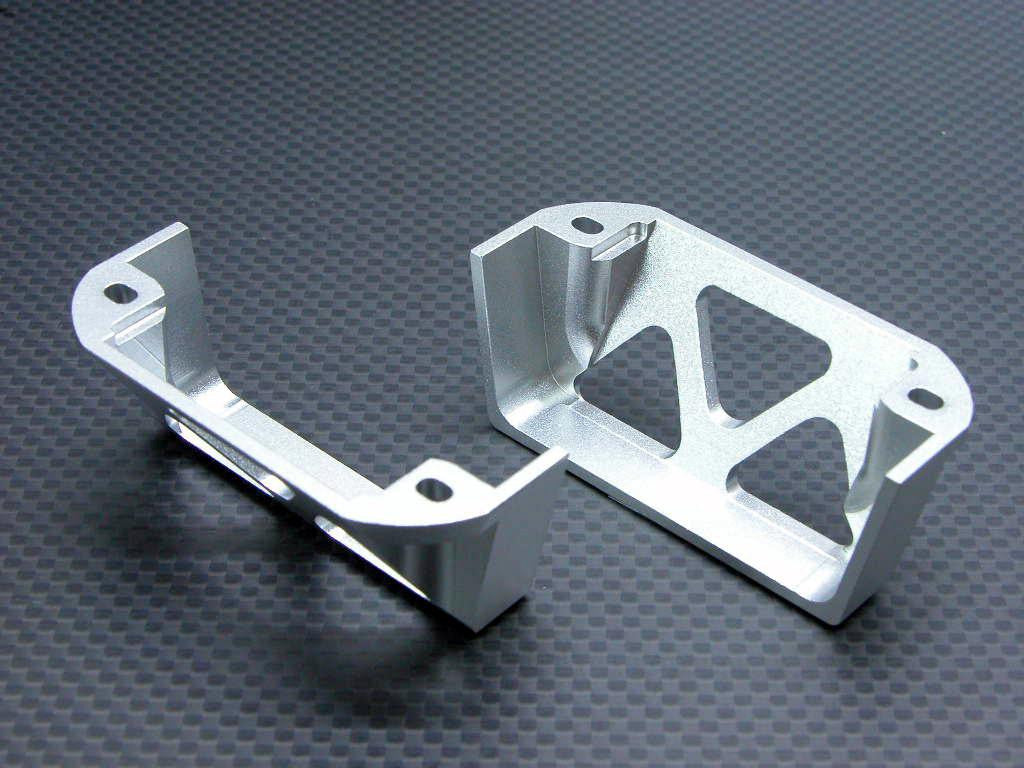 Traxxas Revo Aluminum Steering Servos Protector - 1Pr Silver
