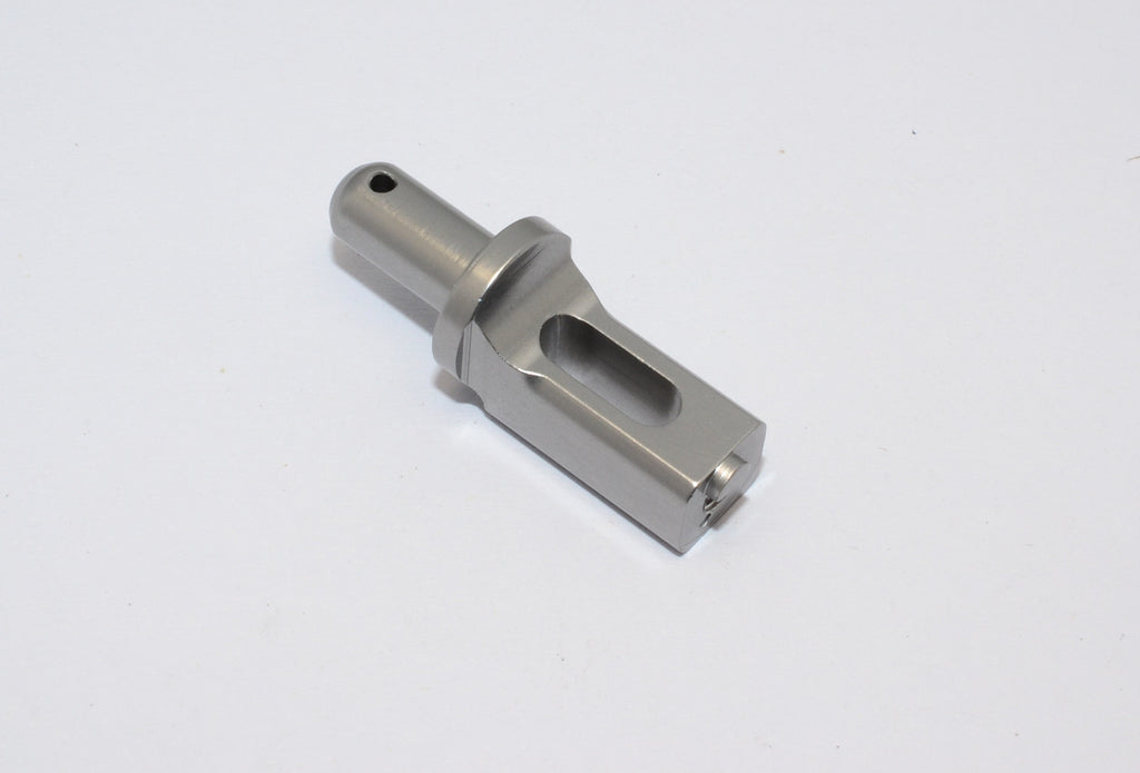 Traxxas Revo & Revo 3.3 Aluminum Fuel Tank Mount - 1Pc Gray Silver