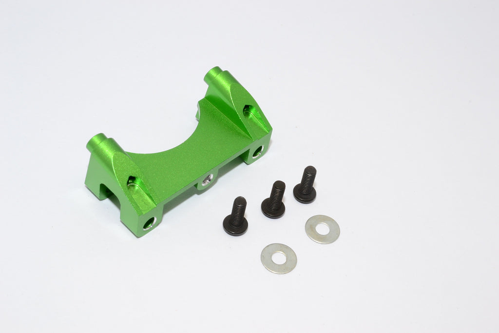 Traxxas Revo & Revo 3.3 Aluminum Front Damper Mount With Counter Sink Washers & Screws - 1Pc Set Green
