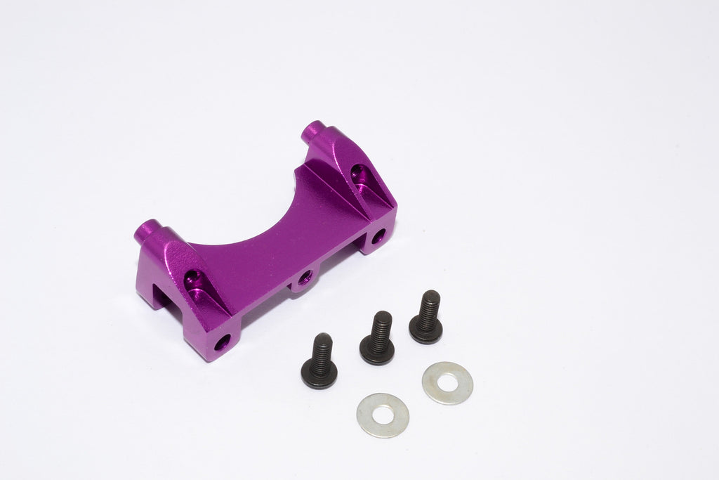 Traxxas Revo & Revo 3.3 Aluminum Front Damper Mount With Counter Sink Washers & Screws - 1Pc Set Purple