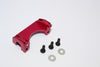 Traxxas Revo & Revo 3.3 Aluminum Front Damper Mount With Counter Sink Washers & Screws - 1Pc Set Red