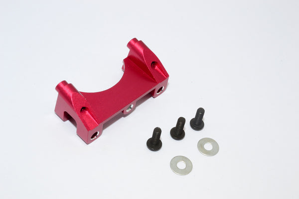 Traxxas Revo & Revo 3.3 Aluminum Front Damper Mount With Counter Sink Washers & Screws - 1Pc Set Red