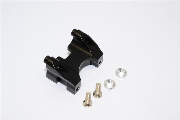 Traxxas Revo, Revo 3.3, E-Revo Aluminum Rear Damper Mount With Counter Sink Washers & Screws - 1Pc Set Black