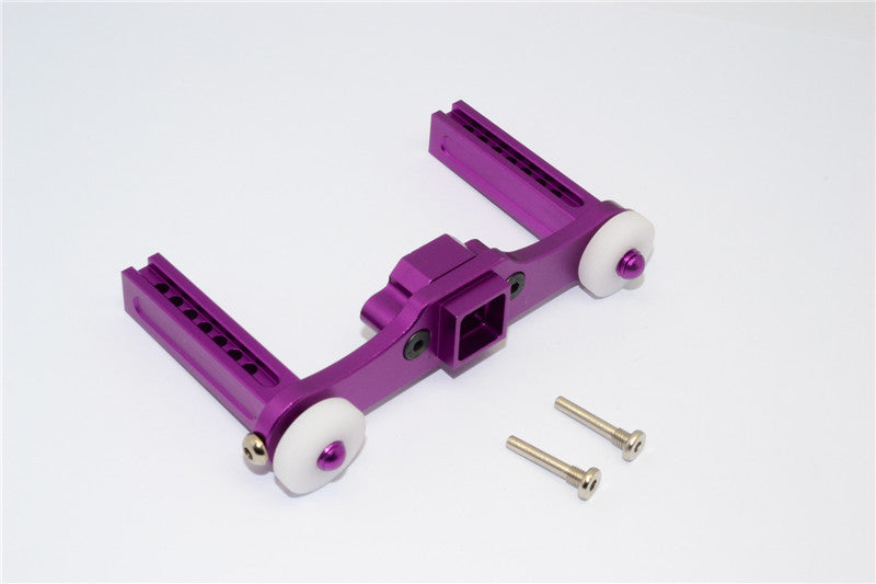Traxxas Revo, Revo 3.3, E-Revo Aluminum Rear Body Posts With Screws - 1Pc Set Purple