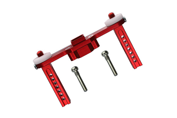 Traxxas Revo, Revo 3.3, E-Revo Aluminum Rear Body Posts With Screws - 1Pc Set Red