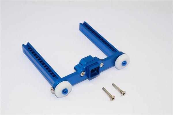 Traxxas Revo Aluminum Rear Body Posts With Screws (Extension 25mm) - 1Pc Set Blue