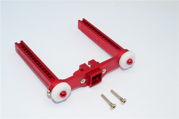 Traxxas Revo Aluminum Rear Body Posts With Screws (Extension 25mm) - 1Pc Set Red