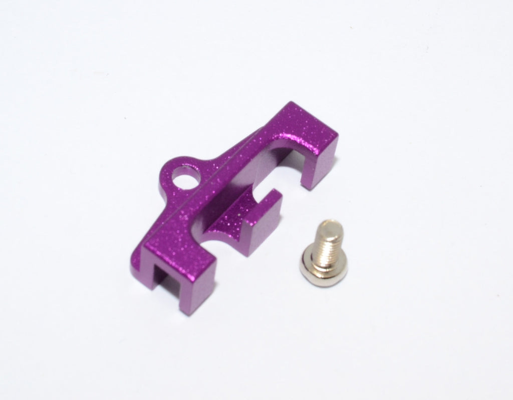 Traxxas Revo Aluminum Front Servos Wires Bunch With Screw - 1Pc Set Purple
