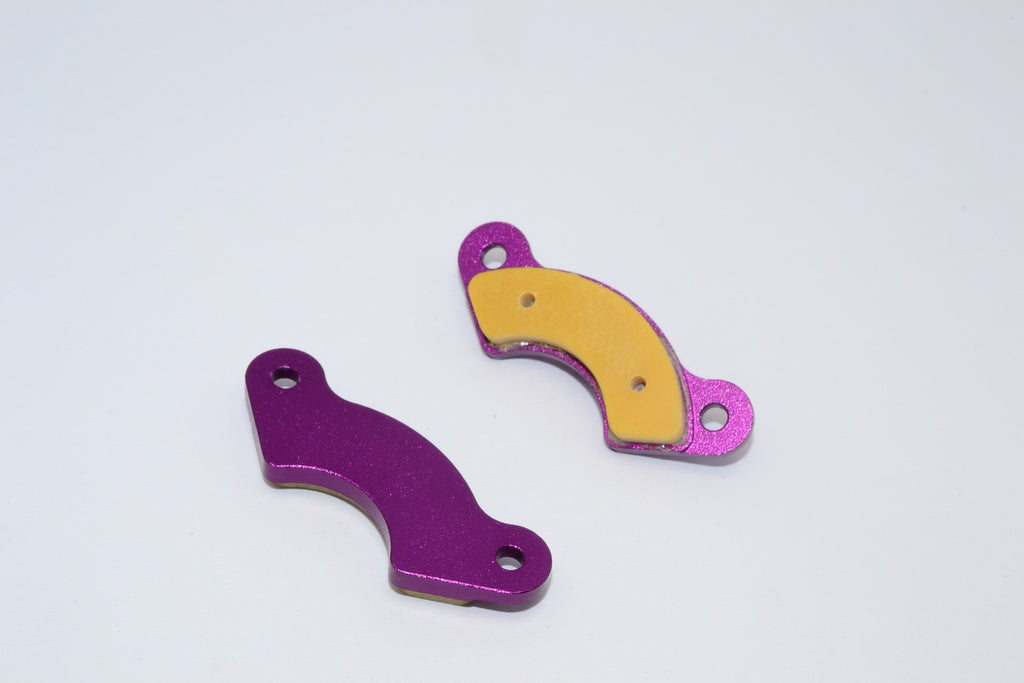 Traxxas Revo & Revo 3.3 Aluminum Brake Pad Side Plate With Fibre Calipers - 1Pr Purple