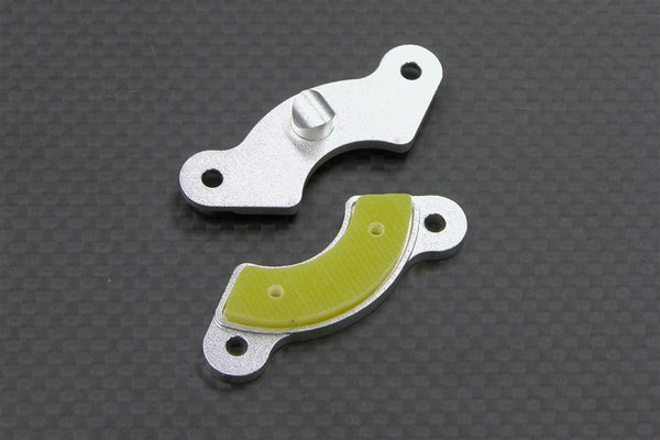 Traxxas Revo, Revo 3.3 Aluminum Brake Pad Side Plate With Fibre Calipers - 1Pr Silver