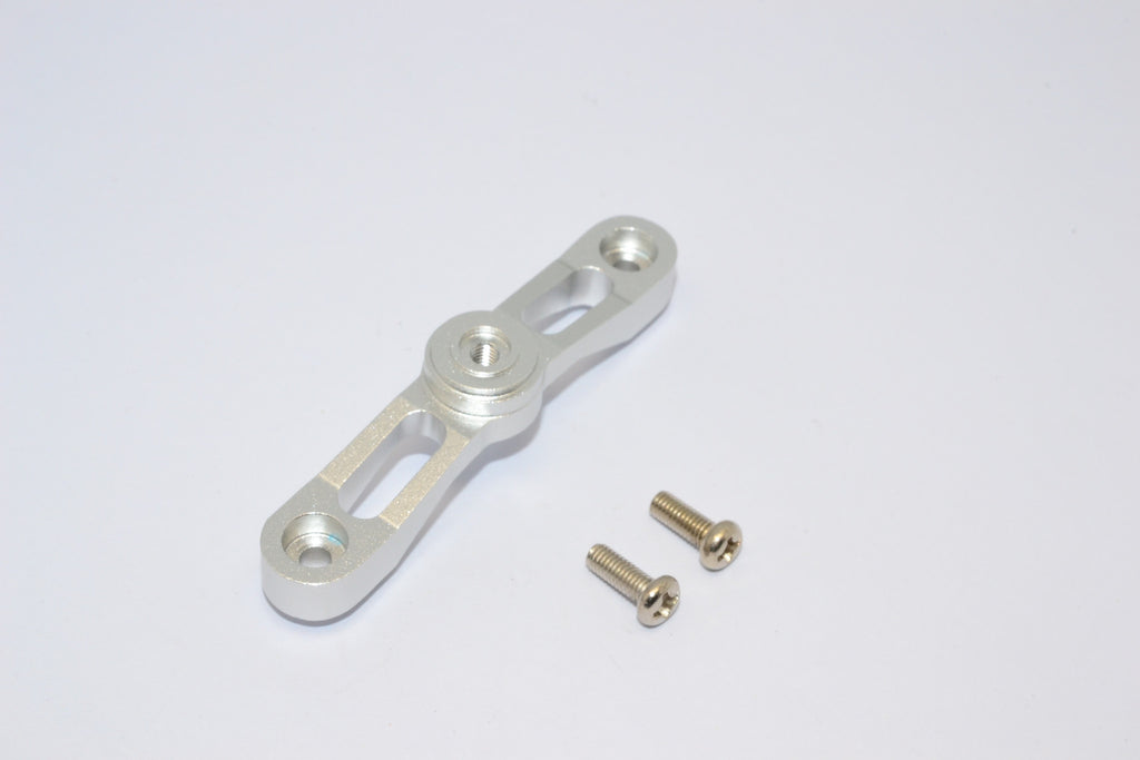 Traxxas Revo, Revo 3.3, E-Revo Aluminum Steering Holder With Screws - 1Pc Set Silver