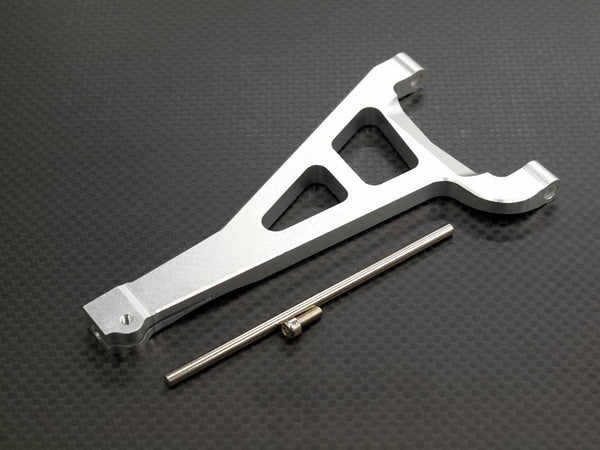 Traxxas Revo, Revo 3.3, E-Revo Aluminum Front Upper Arm (Sandwich Design With Screws+Pins+Delrin Collars) - 1Pc Set Silver (For Right Side)