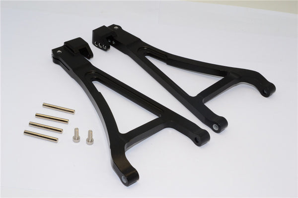 Traxxas Revo, Revo 3.3, E-Revo Aluminum Front Lower Arm (Sandwich Design With Screws+Pins+Delrin Collars) - 1Pr Set Black