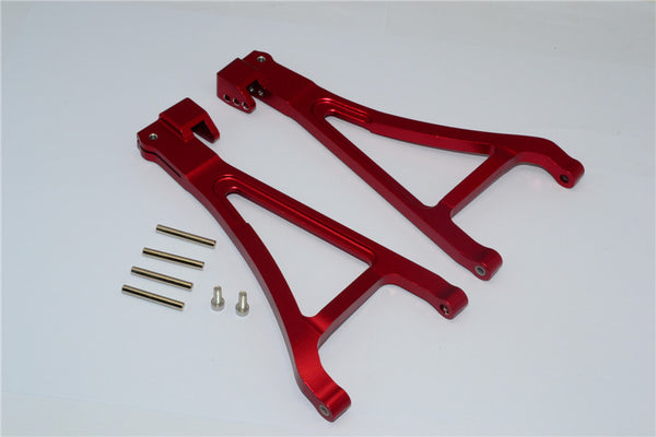 Traxxas Revo, Revo 3.3, E-Revo Aluminum Front Lower Arm (Sandwich Design With Screws+Pins+Delrin Collars) - 1Pr Set Red