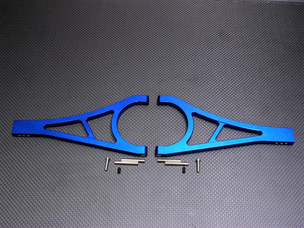 Traxxas Revo Aluminum Front Lower Arm With Pins & Screws - 1Pr Set (Economy Version) Blue